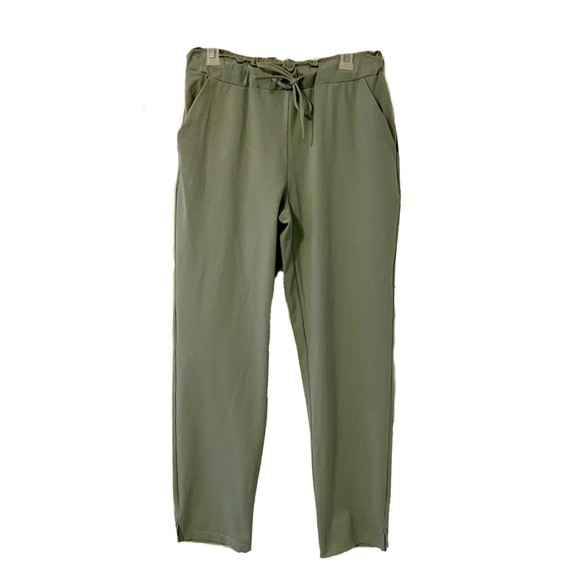 Joie Pants & Jumpsuits Joie Pants Ankle Length Green Tie Waist